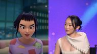 Ji-young Yoo as Zoey | Image via @Youtube/Netflix and @Youtube/Mama'sGeeky